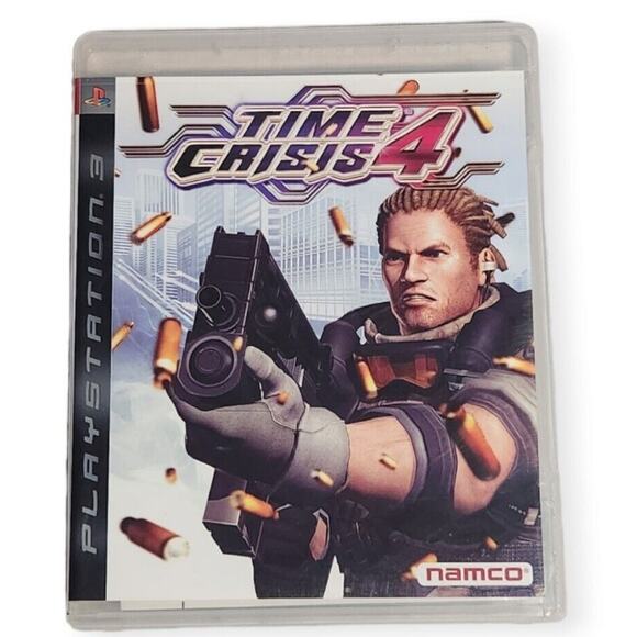 PS3 Time Crisis: 4 Hong Kong Import (Sony PlayStation 3, 2007) CIB Pre-owned - Picture 1 of 4